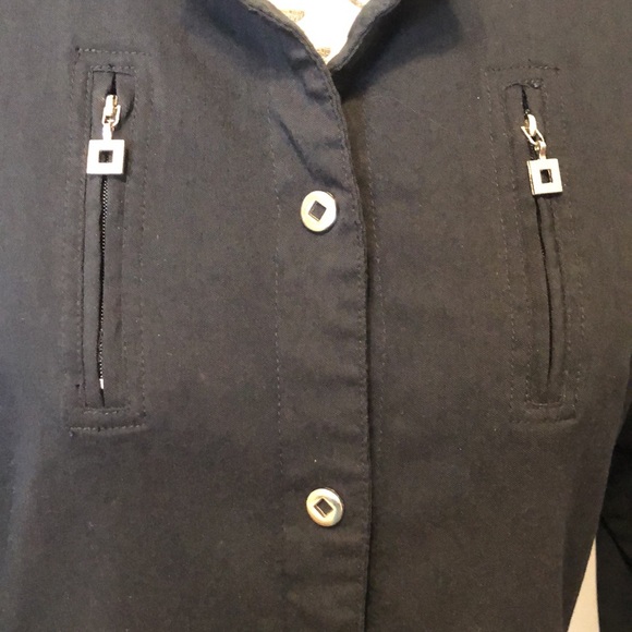 Jamie Sadock Black Jacket with Metal details Size L - Picture 4 of 14